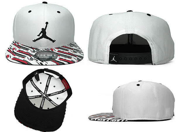 Jordan White Snapback Hat GF